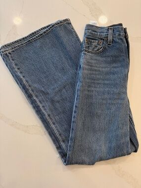 Levi’s High Rise Loose Flare Blue Denim Jeans